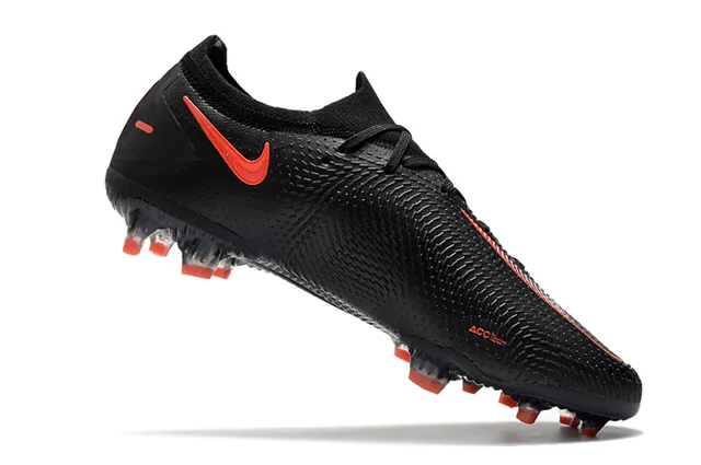 Nike Phantom GT Black Orange Firm-Ground ফুটবল জুতা 3
