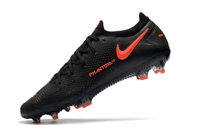 Nike Phantom GT Black Orange Firm-Ground ফুটবল জুতা 4