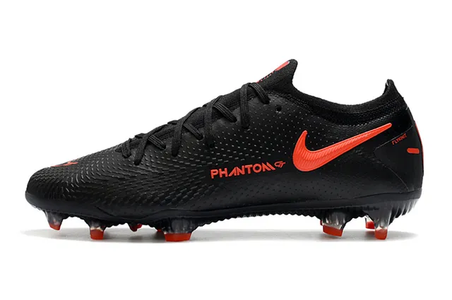 Nike Phantom GT Black Orange Firm-Ground ফুটবল জুতা 5
