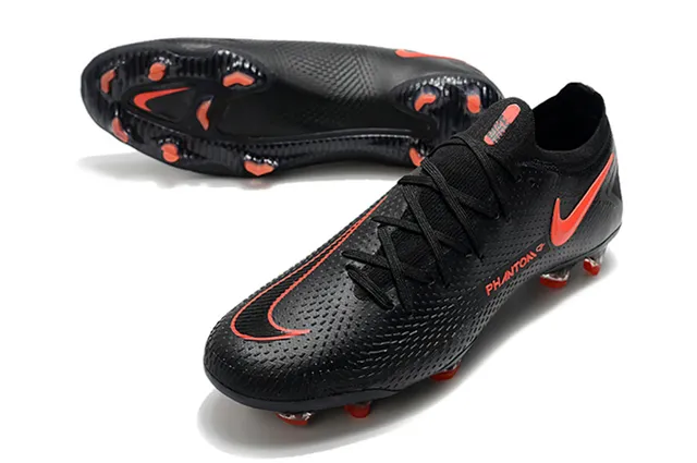Nike Phantom GT Black Orange Firm-Ground ফুটবল জুতা 6