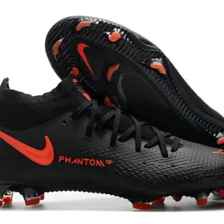 Nike Phantom GT Black Orange Firm-Ground Soccer Shoes