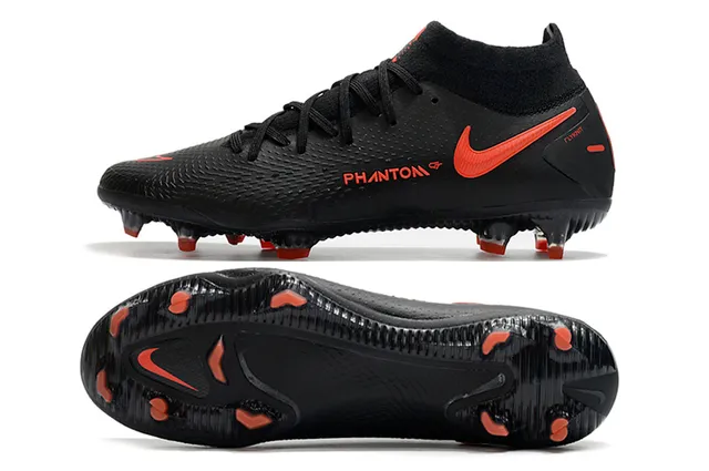 Nike Phantom GT Black Orange Firm-Ground Soccer Shoes 2