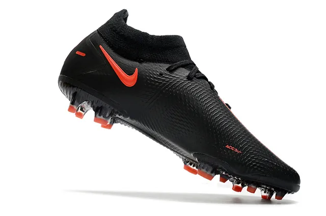 Nike Phantom GT Black Orange Firm-Ground Soccer Shoes 3
