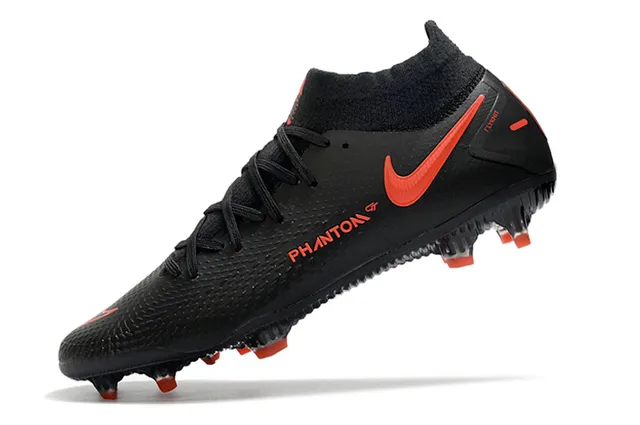 Nike Phantom GT Black Orange Firm-Ground Soccer Shoes 4