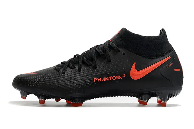 Nike Phantom GT Black Orange Firm-Ground Soccer Shoes 5
