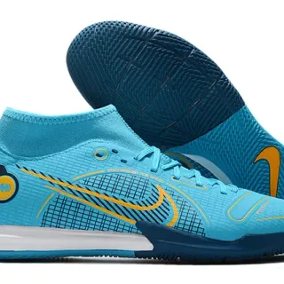 Nike Phantom GT Indoor Cyan Blue Orange Indoor Soccer Shoes
