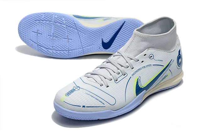 Nike Phantom GT Indoor Cyan Blue Orange ইন্ডোর ফুটবল জুতা 4