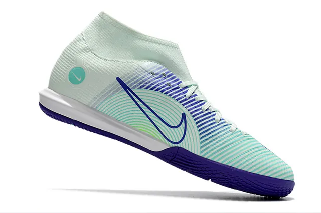 Nike Phantom GT Indoor Cyan Blue Orange ইন্ডোর ফুটবল জুতা 9