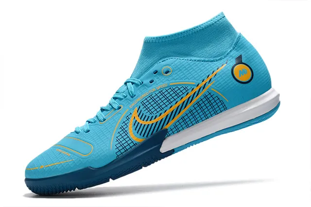 Nike Phantom GT Indoor Cyan Blue Orange ইন্ডোর ফুটবল জুতা 24