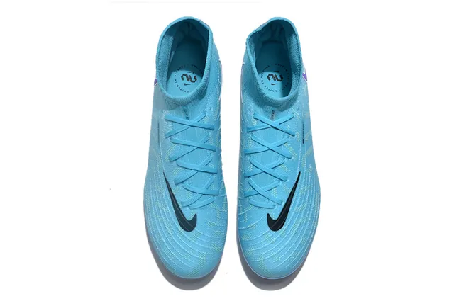 Nike Phantom GT سماوي فاتح قوس قزح Firm-Ground Soccer Shoes 2