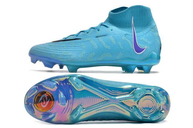 Nike Phantom GT سماوي فاتح قوس قزح Firm-Ground Soccer Shoes 5