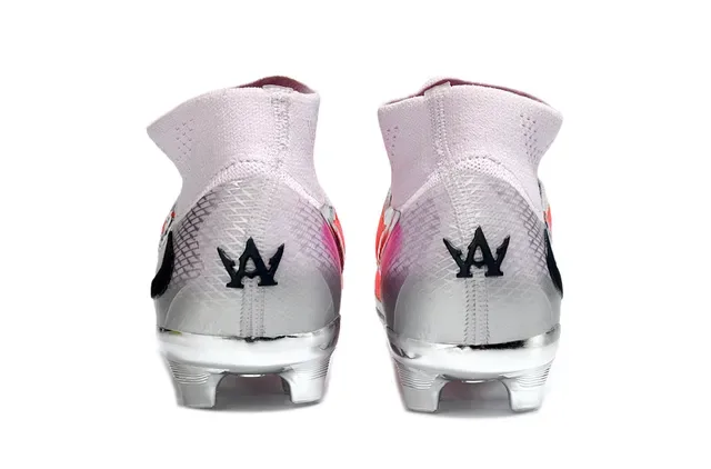 Nike Phantom GT Chaussures de football Orange Rose Collet Sock-Fit Upper en tricot ribbed Surface Firm-Ground 4