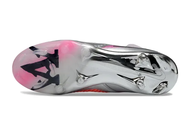 Nike Phantom GT Chaussures de football Orange Rose Collet Sock-Fit Upper en tricot ribbed Surface Firm-Ground 6
