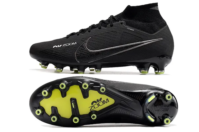 Nike Phantom GT Yellow Orange High-Cut Sock-Fit Flyknit Upper Firm-Ground Soccer Shoes 13