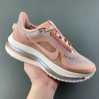 Nike गुलाबी बीज किनिट अपर दृश्यमान Air Zoom Unit रनिंग जूते