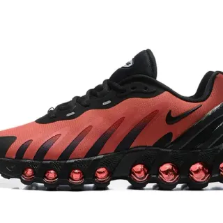 Nike Chaussures Lifestyle Rouge Noir Midsole Pod-Based Upper Synthétique Stratifié