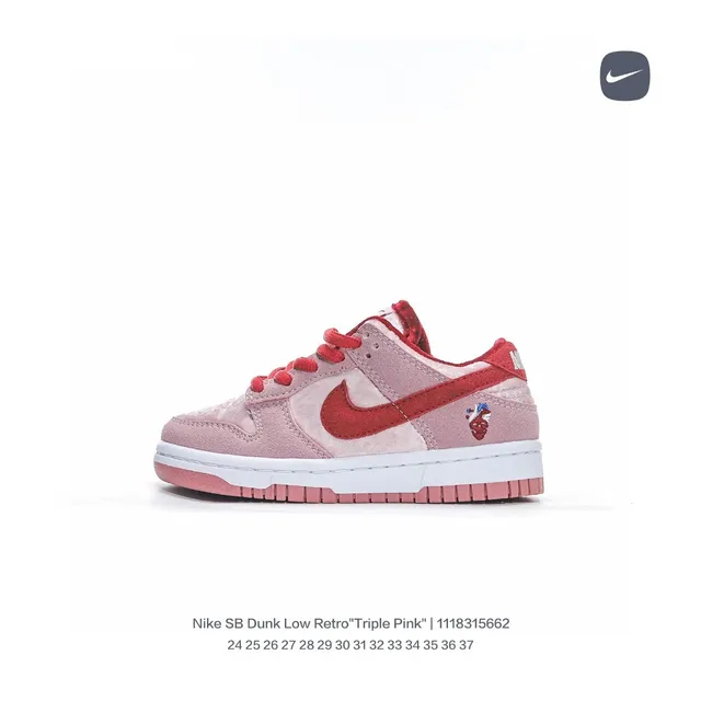 Nike SB Dunk Low Triple Pink স্কেটবোর্ড জুতা 4