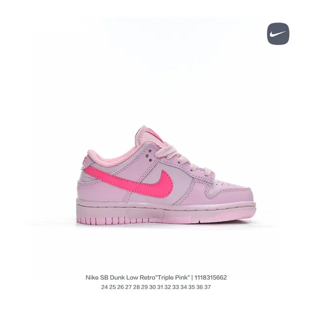 Nike SB Dunk Low Triple Pink স্কেটবোর্ড জুতা 13