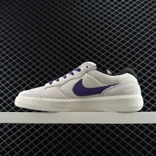 Nike SB Force 58 ধূসর এবং বেগুনি ভাল্কানাইজড স্কেটবোর্ড জুতো