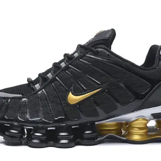 Nike Shox TL Black and Gold حذاء سنيكرز أسلوب حياة