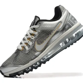 Nike सिल्वर ब्लैक मेटेलिक सिंथेटिक ओवरले इंजीनियर मेश रनिंग शूज