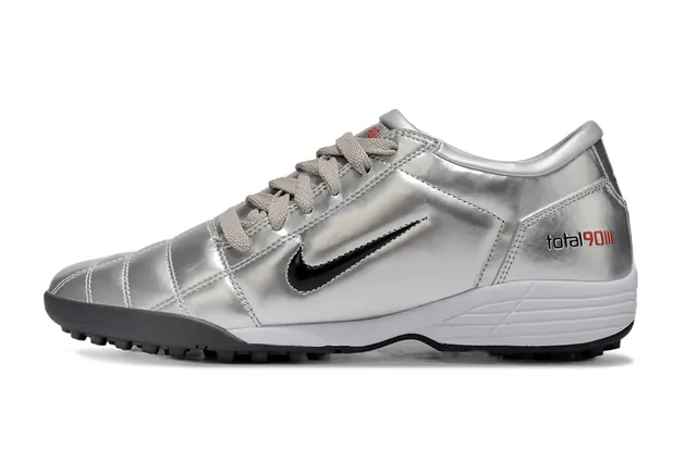 Nike Total 90 III Metallic Silver Turf Soccer Shoes 2