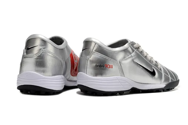 Nike Total 90 III Metallic Silver Turf Soccer Shoes 5