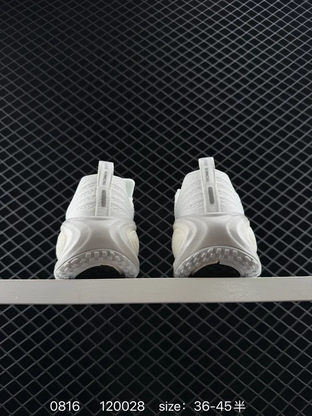 Nike VOMERO PLUS White and Black ZoomX Running Shoes 3