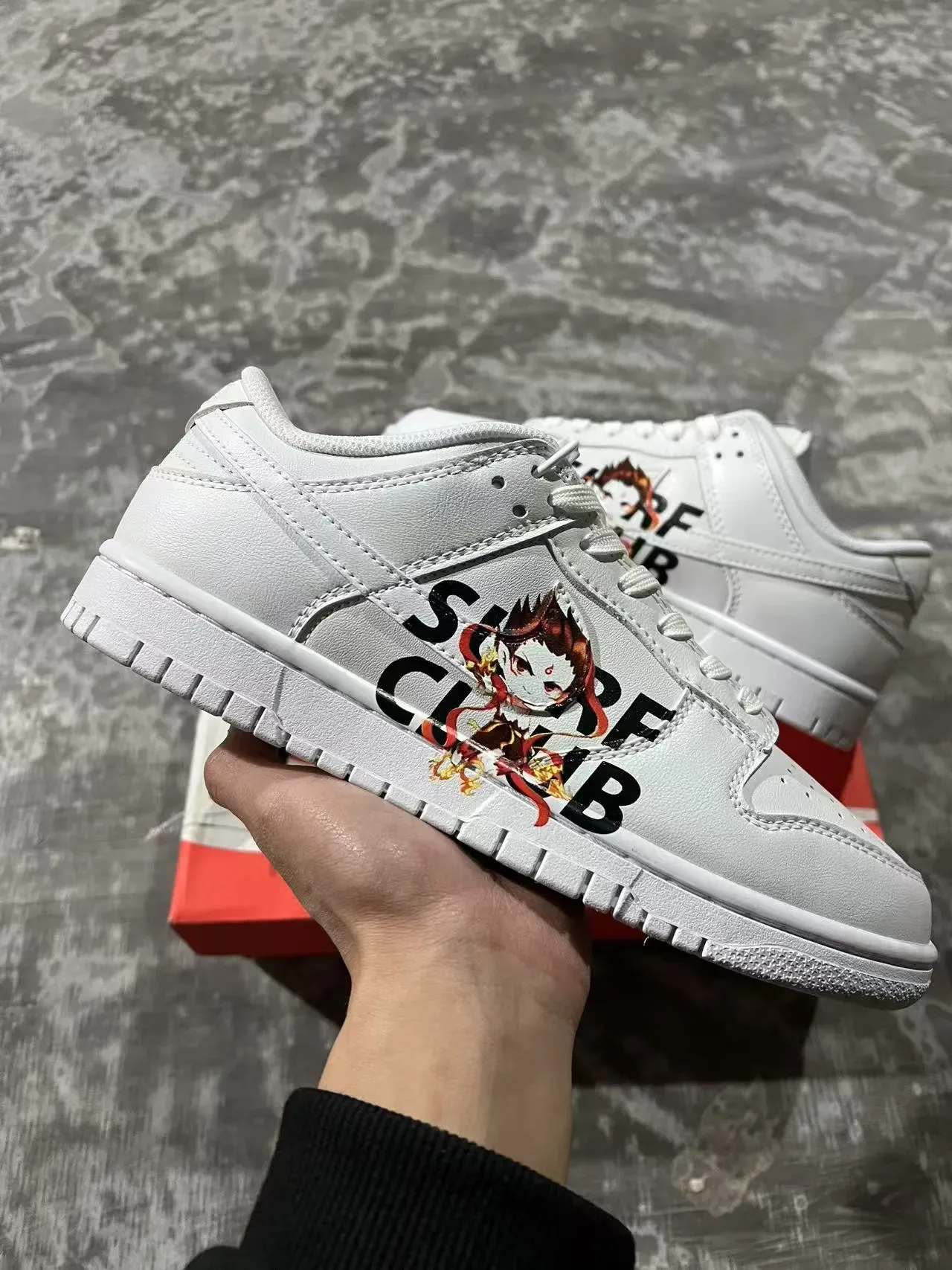 Nike সাদা কালো লো-টপ লেদার আপার লাইফস্টাইল স্নিকার 2