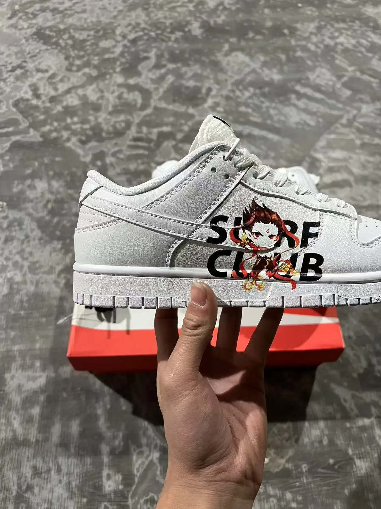 Nike সাদা কালো লো-টপ লেদার আপার লাইফস্টাইল স্নিকার 8