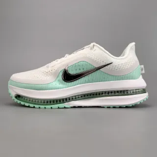 Nike blanc et vert maille tricotée supérieure côtes midfoot synthétique cage chaussures de course