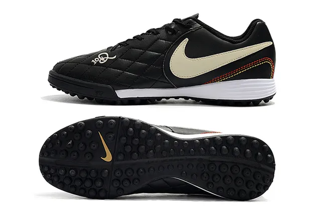 Nike সাদা কমলা নিম্ন-কাট সিন্থেটিক আপার রিবড টেক্সচার্ড ফোরফুট আর্টিফিশিয়াল-গ্রাস সকার শুজ 20