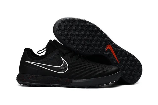 Nike chaussures de football pour pelouse blanc et orange, avec empeine synthétique matelassée et col bas-cut 3