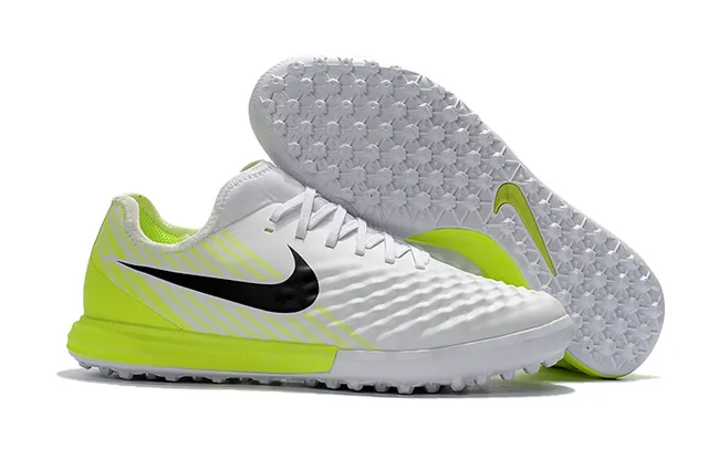 Nike chaussures de football pour pelouse blanc et orange, avec empeine synthétique matelassée et col bas-cut 5