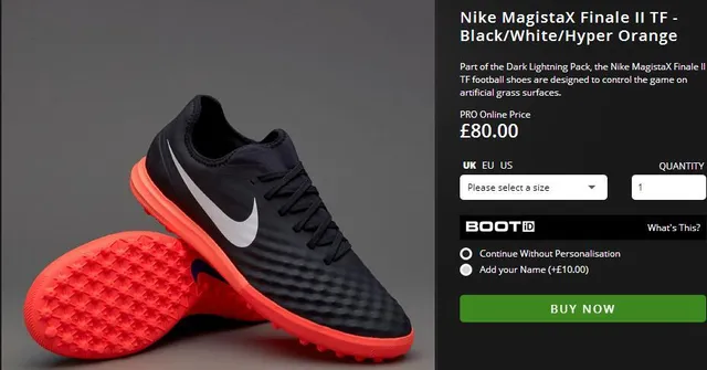 Nike chaussures de football pour pelouse blanc et orange, avec empeine synthétique matelassée et col bas-cut 8