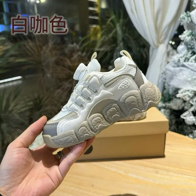 Nike White Pink Lock-Dial Closure Sculpted Chambered Midsole Chunky Sneakers 7