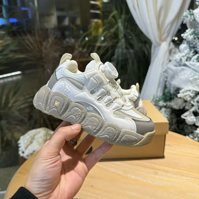 Nike White Pink Lock-Dial Closure Sculpted Chambered Midsole Chunky Sneakers 13