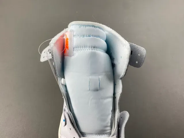 Nike x Off-White Air Jordan 1 'The Ten' Tênis de Basquete Cinza Claro 7