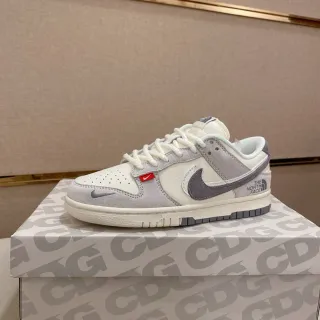 Nike x The North Face Dunk Low Off-White Gray स्केटबोर्ड जूते