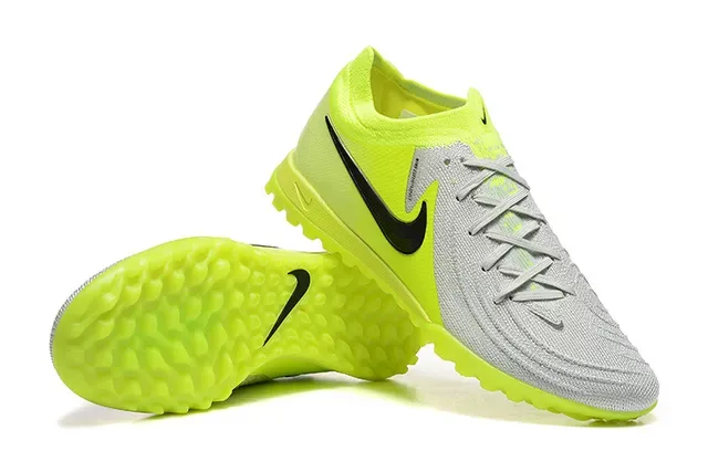 Nike 黄色灰色 Low-Cut Knit Upper Turf 足球鞋 6