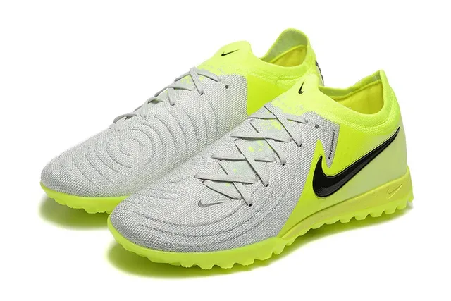 Nike 黄色灰色 Low-Cut Knit Upper Turf 足球鞋 8