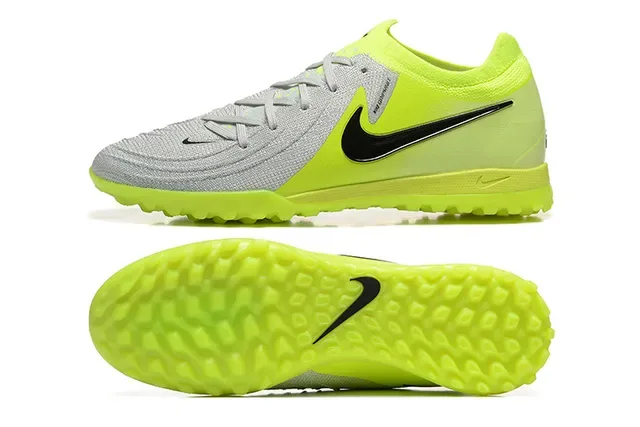 Nike 黄色灰色 Low-Cut Knit Upper Turf 足球鞋 9