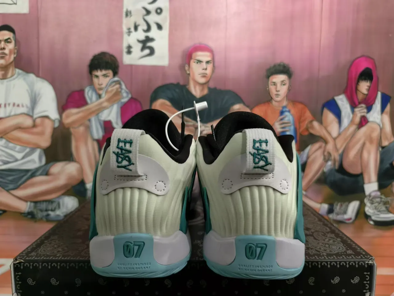 Nike Zoom 2K White Teal Sculpted Cage Basketball Shoes 2