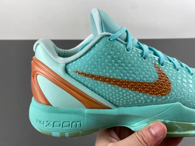 Nike Zoom Kobe VI Mint and Copper 篮球鞋 3
