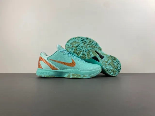 Nike Zoom Kobe VI Mint and Copper 篮球鞋 13