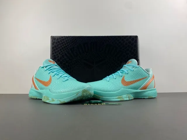 Nike Zoom Kobe VI Mint and Copper 篮球鞋 14