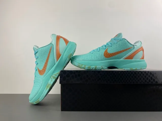 Nike Zoom Kobe VI Mint and Copper 篮球鞋 15