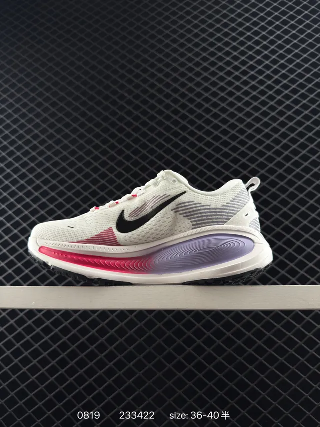 Nike ZoomX White Pink Purple Running Shoes 6