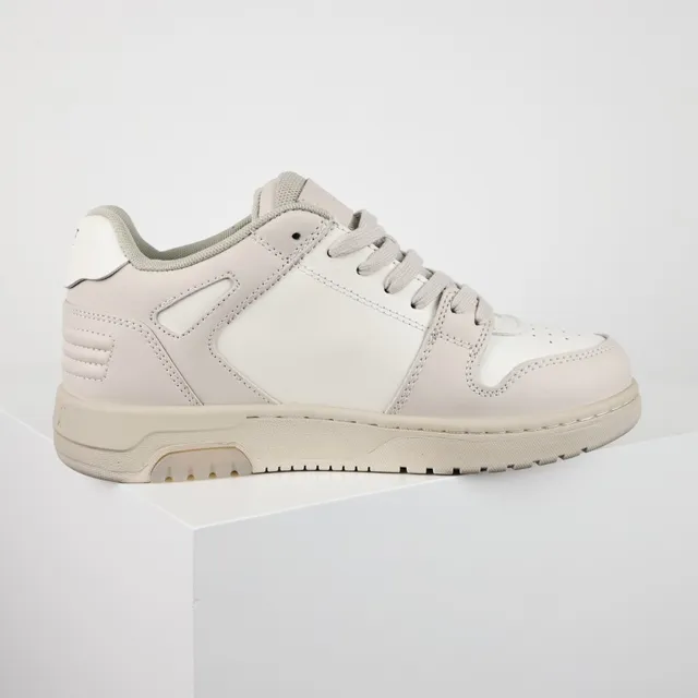 Off-White Beige Deconstructed Arrow-Logo Lifestyle Sneakers 7