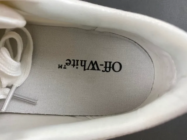 Off-White काले कैनवास अपर डायगोनल स्ट्रिप मिडसोल लाइफस्टाइल स्नीकर 8